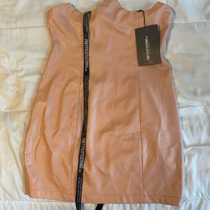 Pretty Little Thing Light Pink Slinky Mini Skirt